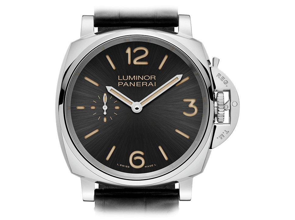 Buy original Panerai LUMINOR DUE 3 DAYS ACCIAIO PAM00676 with Bitcoins at BitDials.eu