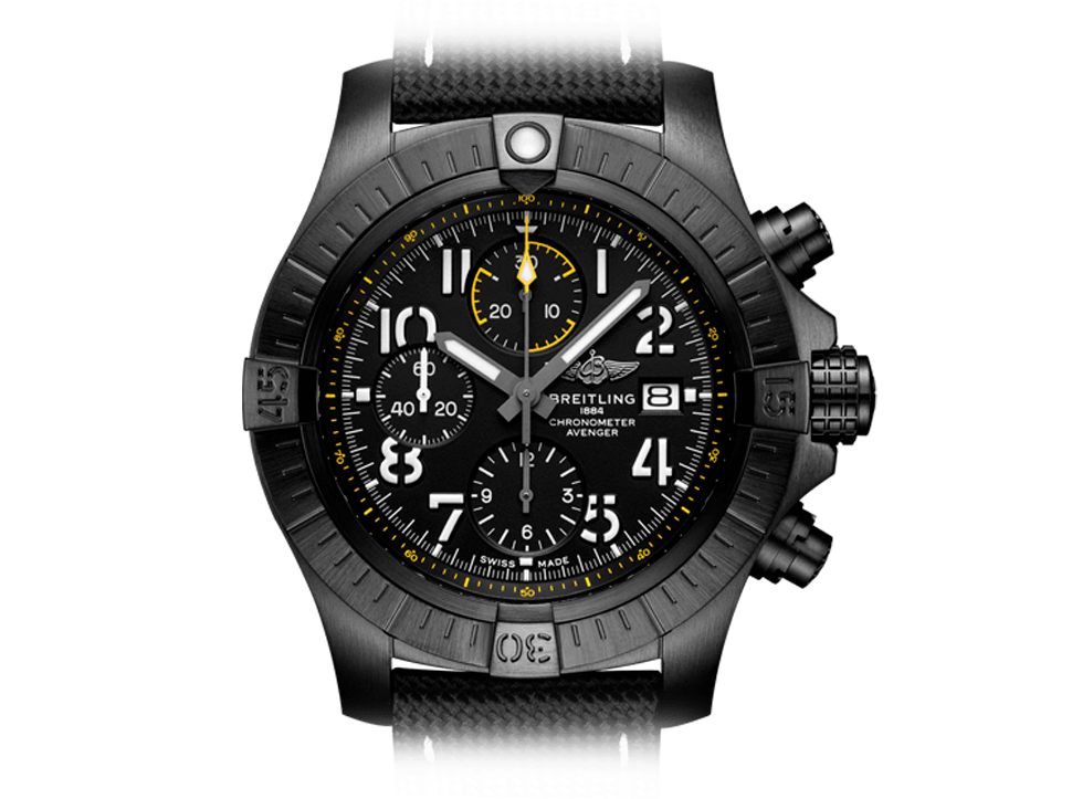 Buy original Breitling Avenger Chronograph Night Mission V13317101B1X2 with Bitcoin!