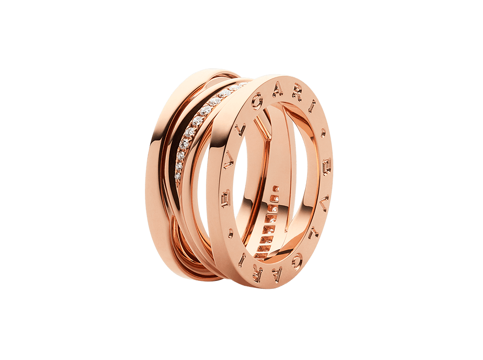 Buy original Jewelry Bvlgari B.zero1 RING 355151 with Bitcoins!