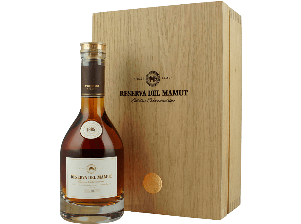 Buy original Brandy Torres Reserva del Mamut 1985 with Bitcoin!