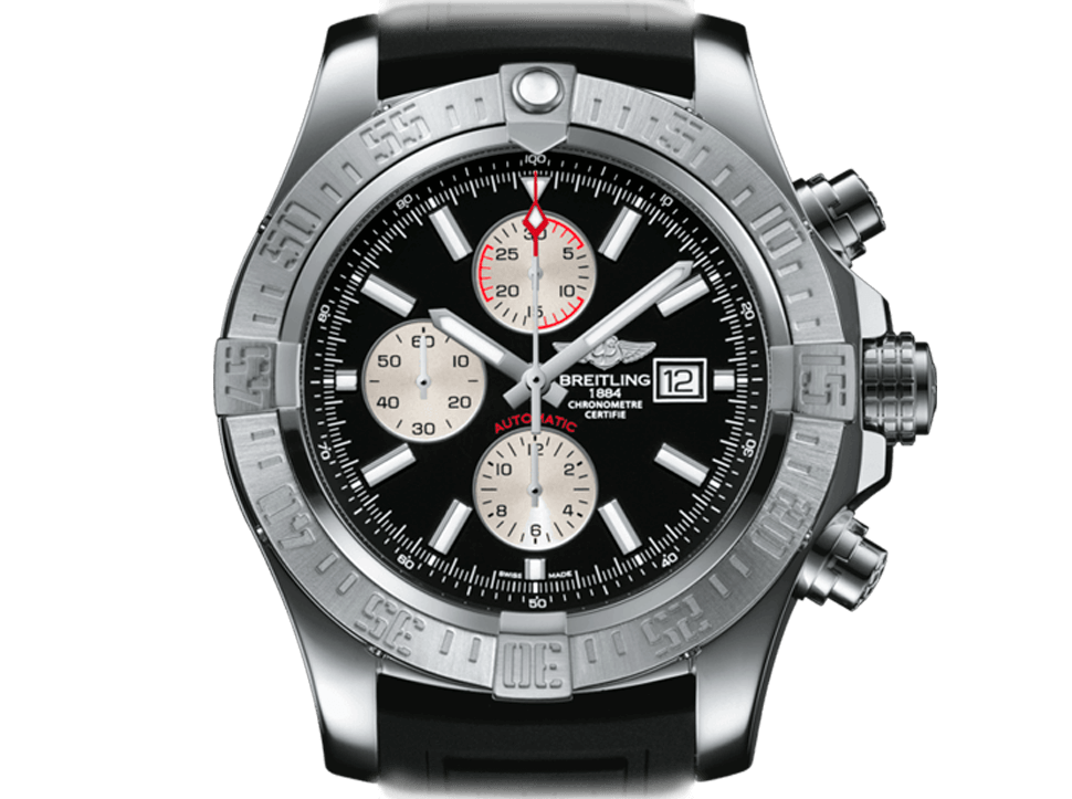 Buy original Breitling Super Avenger A13371111B1S2 with Bitcoins!