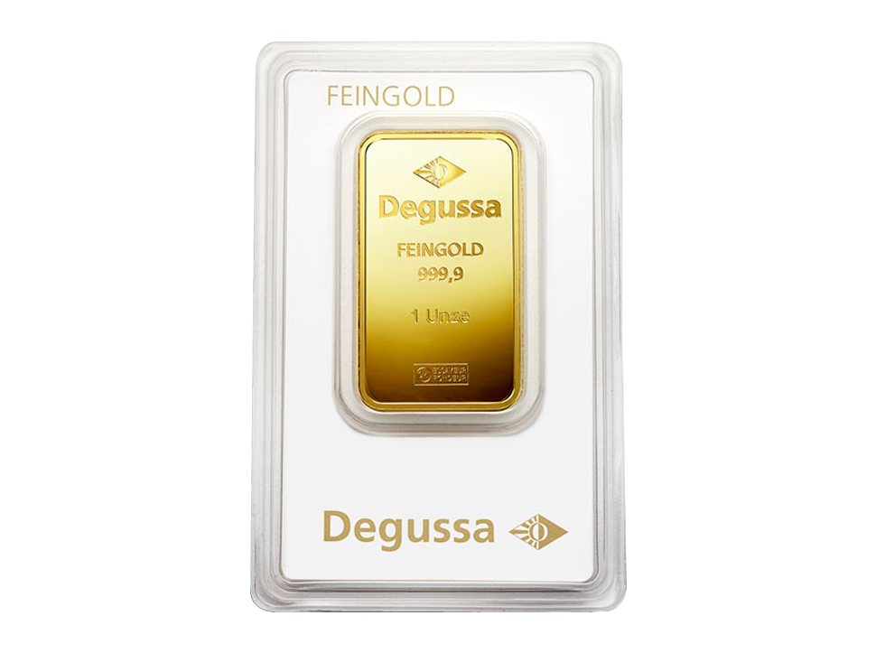  BitDials | Buy original Degussa Gold Bar (minted) 1 oz with Bitcoins!