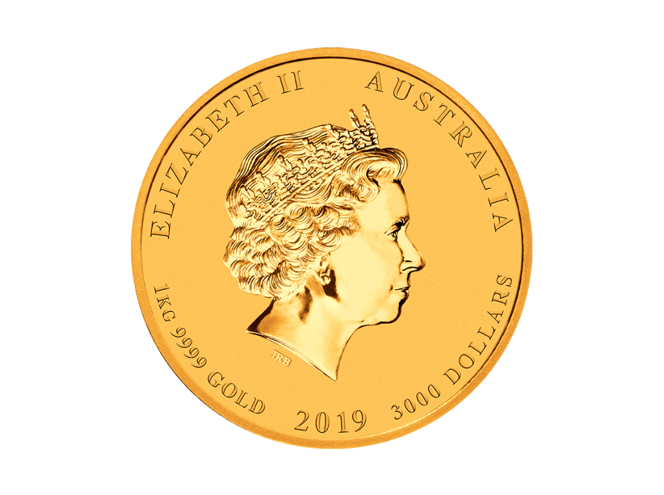 Buy original gold coins 1 kg Gold Lunar II Pig 2019 with Bitcoin!