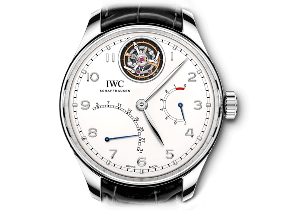 Buy original IWC PORTUGIESER TOURBILLON MYSTÈRE RÉTROGRADE IW504601 Bitcoins!