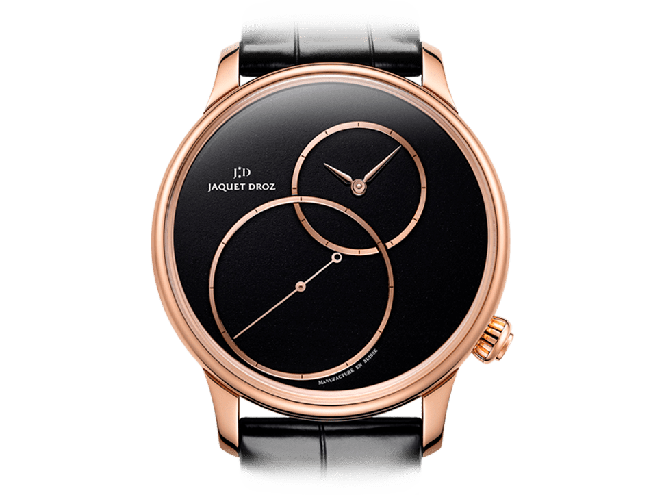 Buy original Jaquet Droz GRANDE SECONDE OFF-CENTERED BLACK JADE 	J006033275 with Bitcoins!