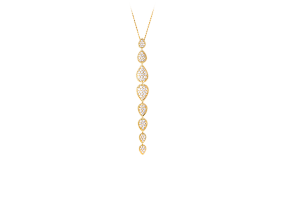 Buy original Boucheron Serpent Boheme Necklace with Bitcoin!