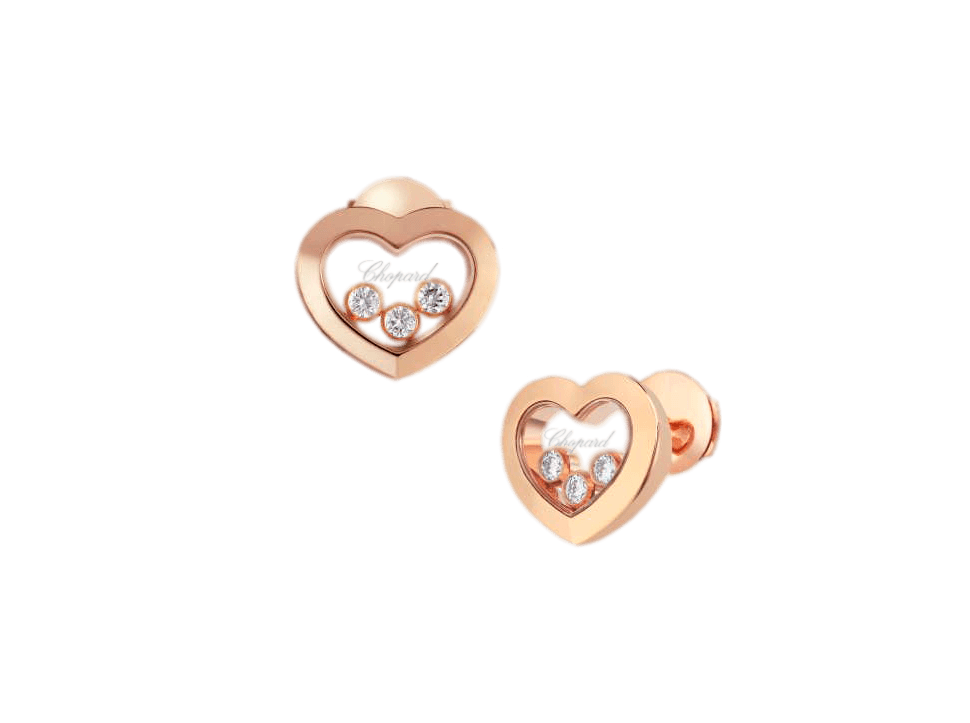 Buy original Chopard HAPPY HEARTS EARRINGS with Bitcoins!