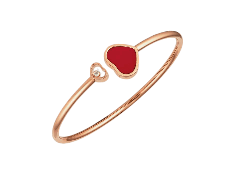 Buy original Chopard HAPPY HEARTS BANGLE  857482-5700 with Bitcoins!