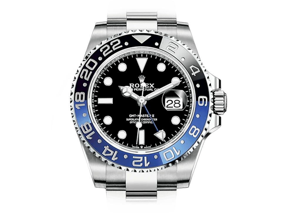 Buy original Rolex GMT-MASTER II m 126710blnr-0003 with Bitcoins!