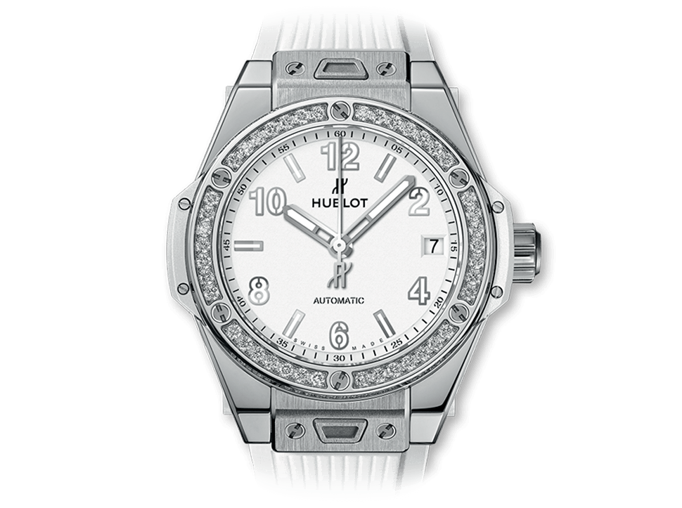 Buy original Hublot BIG BANG ONE CLICK STEEL WHITE DIAMONDS with Bitcoins!