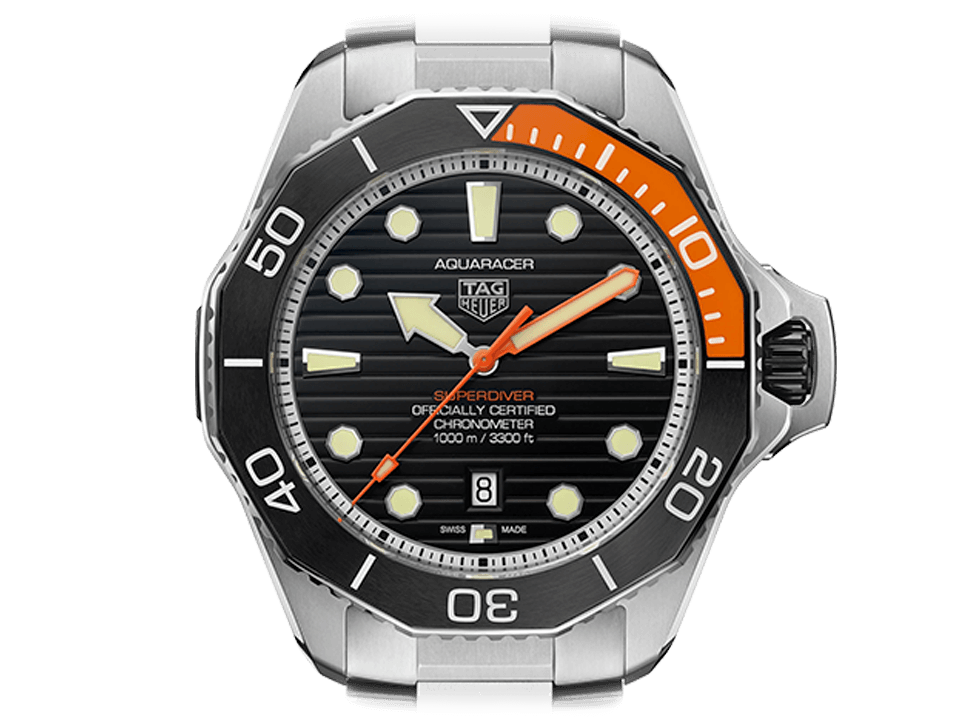 Buy original Tag Heuer AQUARACER PROFESSIONAL 1000 SUPERDIVER WBP5A8A.BF0619 with Bitcoin!