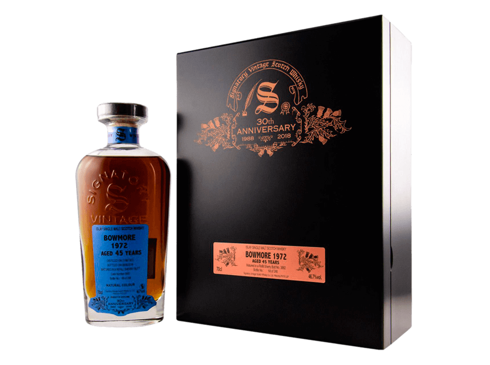 Buy original Whiskey BOWMORE 1972/2018 30TH ANNIVERSARY with Bitcoins!