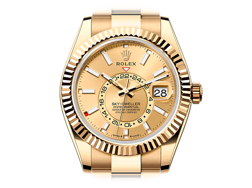 Buy original Rolex SKY-DWELLER m 336938-0001 with Bitcoins!